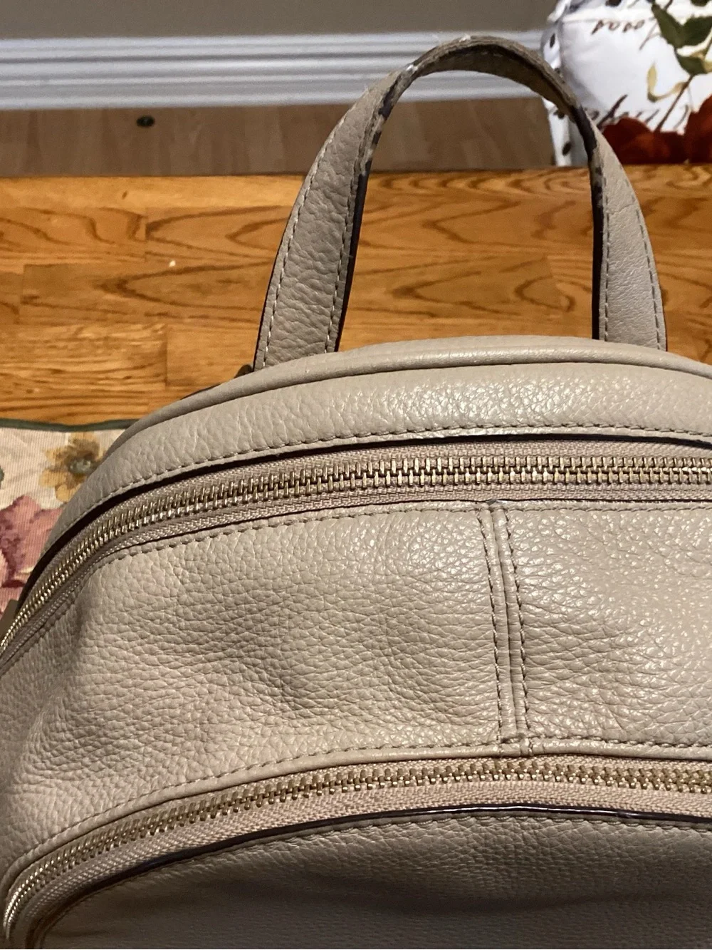Michael Kors backpack in pebbled leather